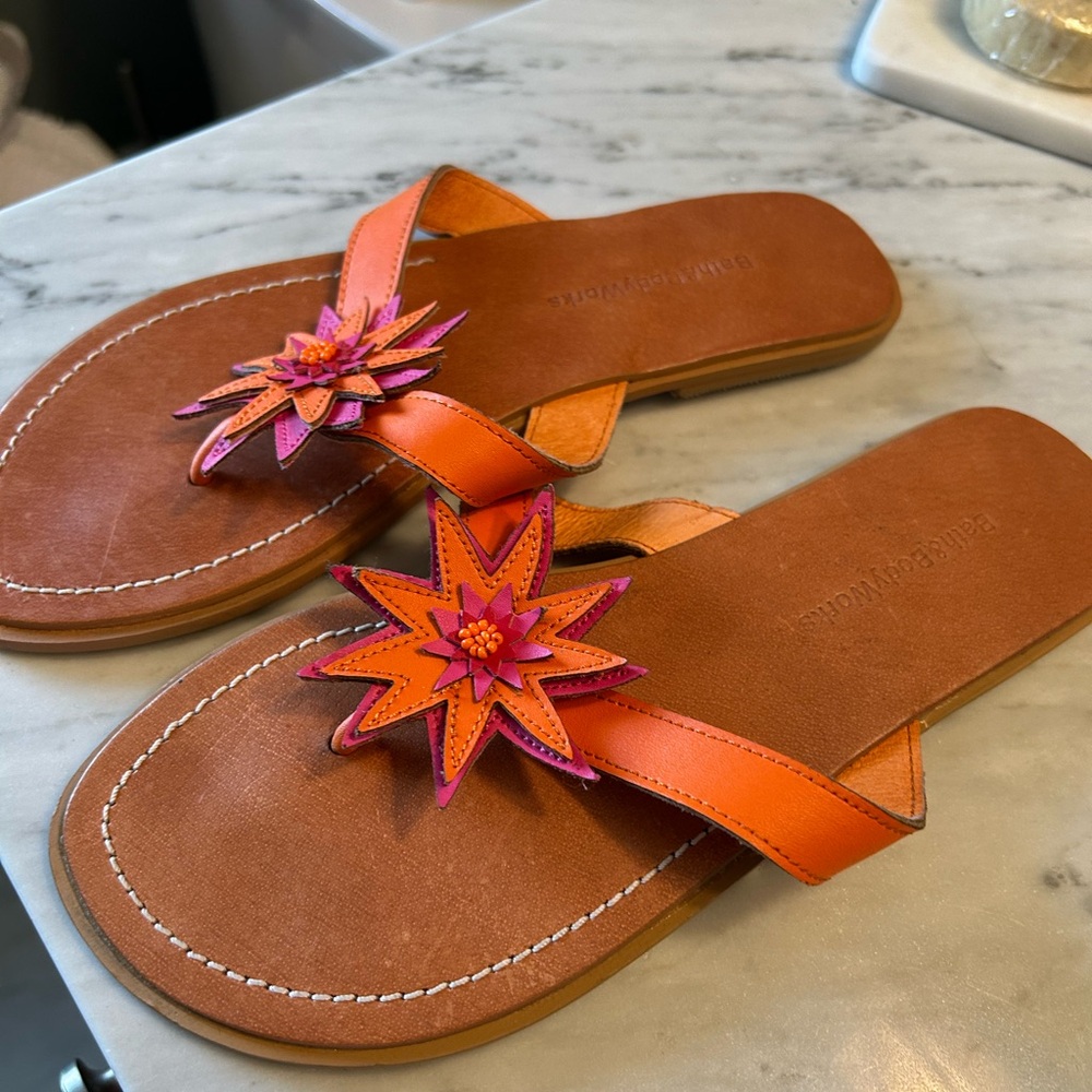 Leather sandal